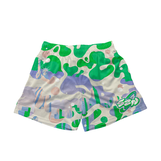 Liberty Green Shorts