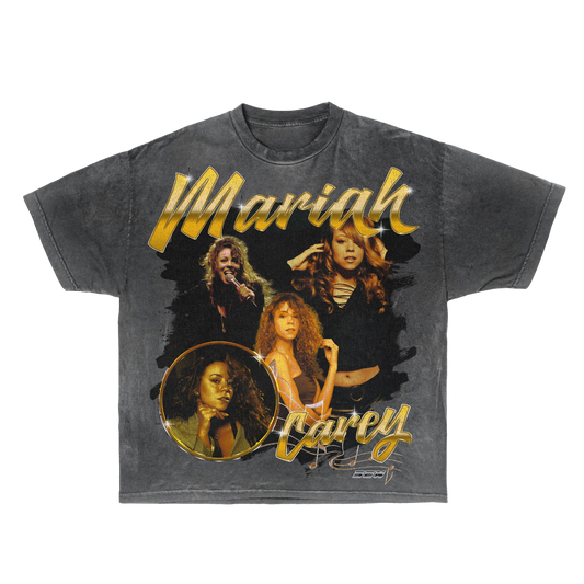 CHARCOAL "MARIAH" OVERSIZED TEE